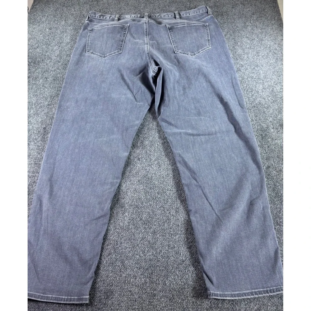 Banana Republic Traveler Jeans Mens 42x34 Grey Tapered‎ Fit Stretch Denim Casual